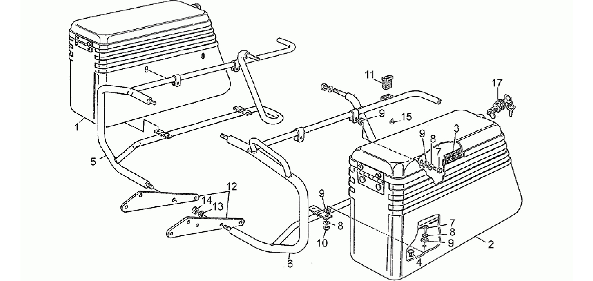 Saddlebags kit