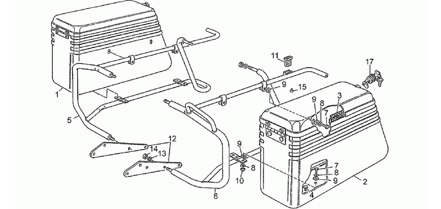 Saddlebags kit
