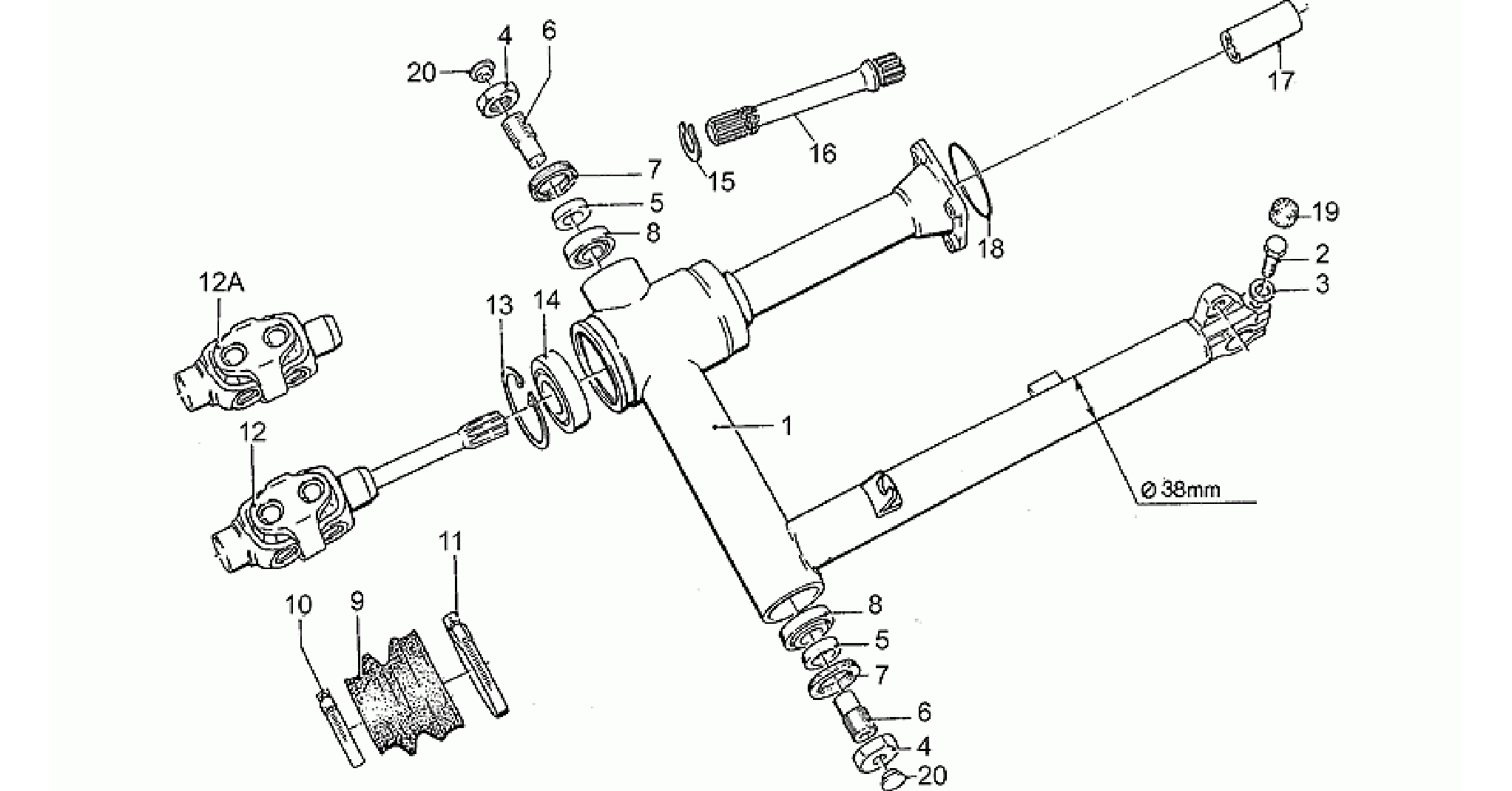 Swing arm, 1st series