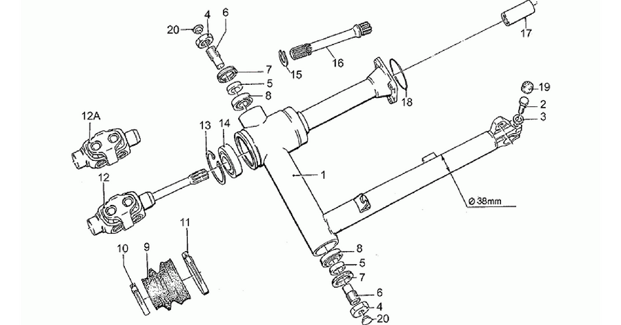 Swing arm, 1st series