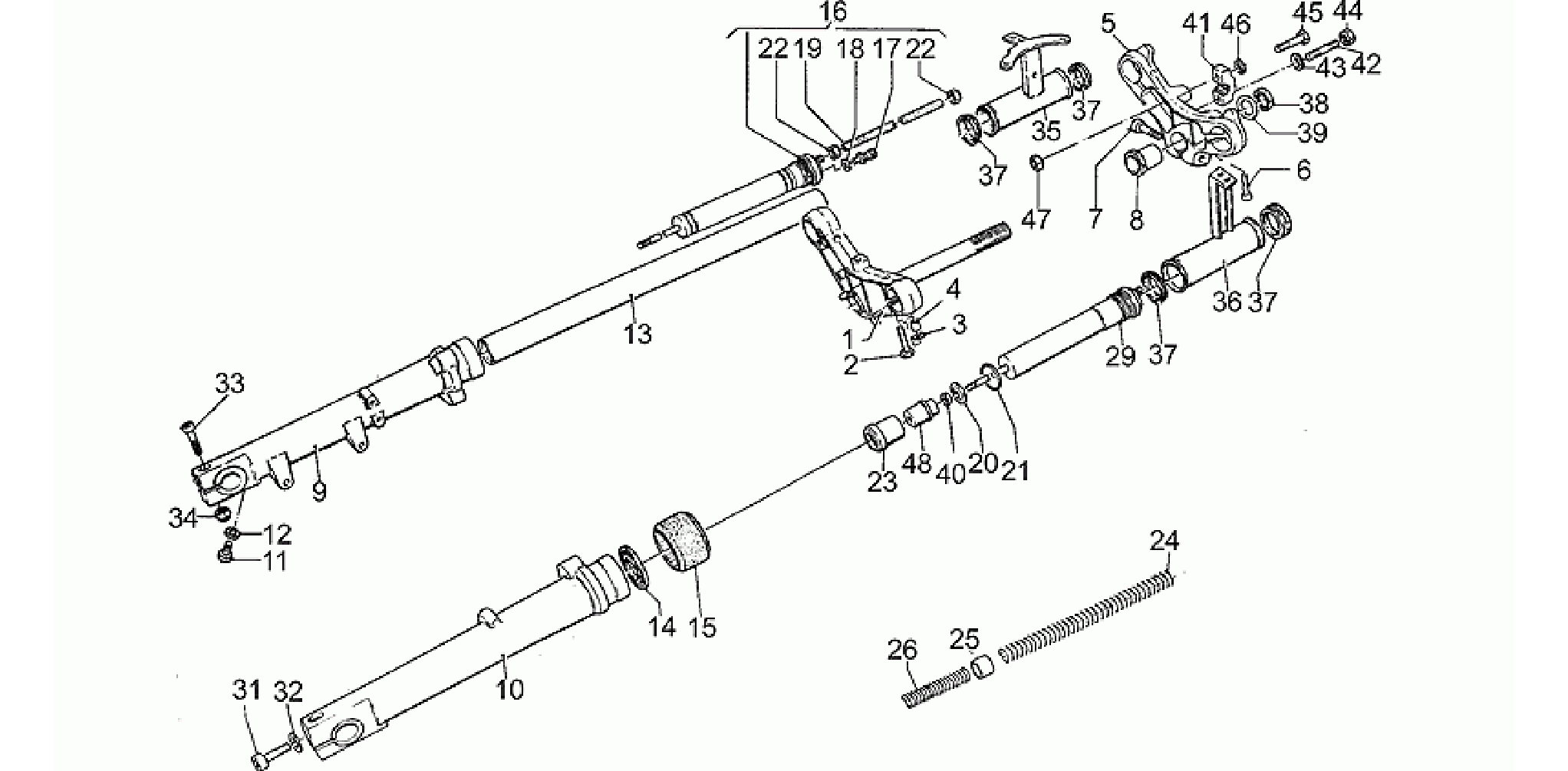 Front shock absorber