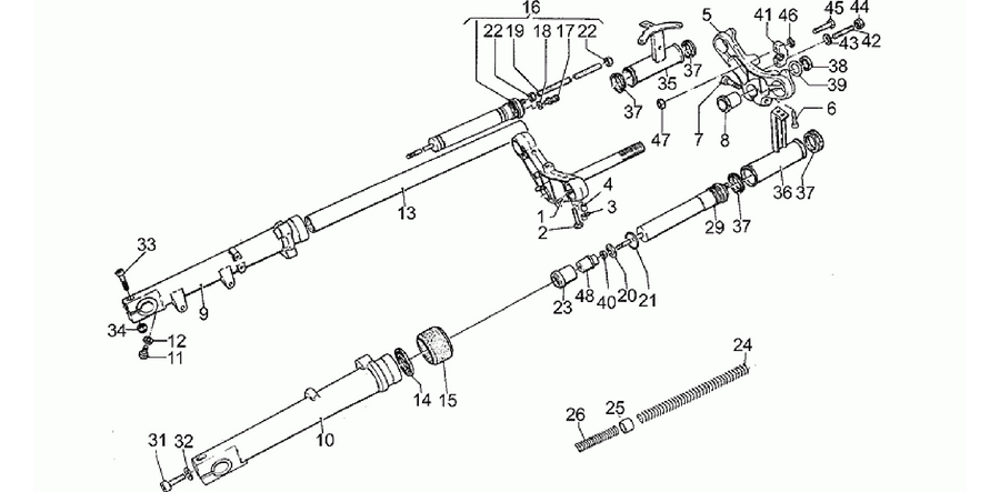 Front shock absorber