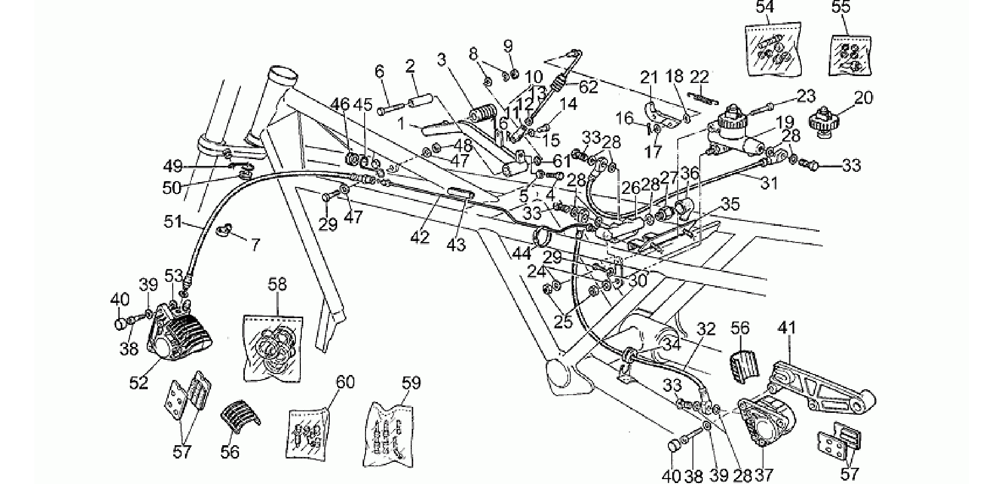 Rear master cylinder