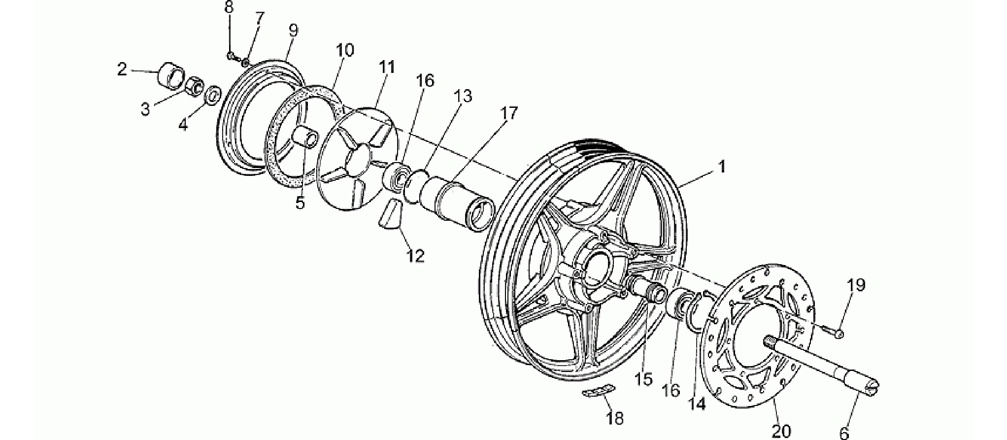 Rear wheel