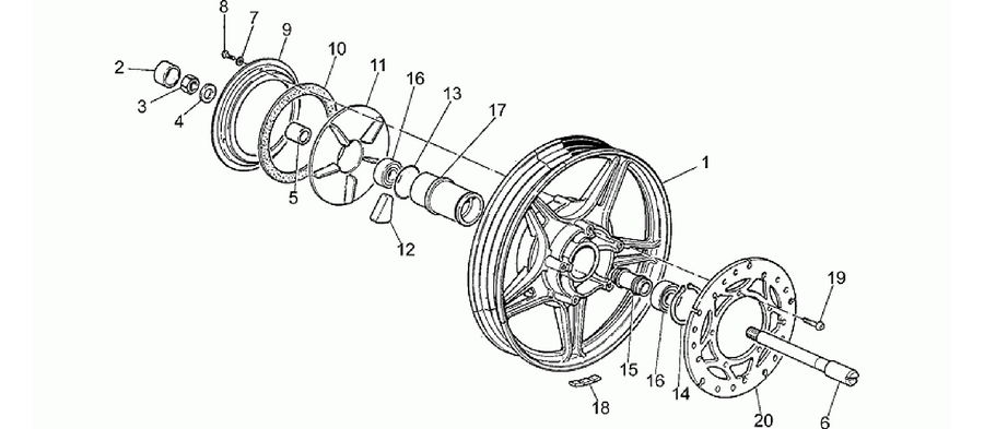 Rear wheel