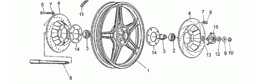 Front wheel