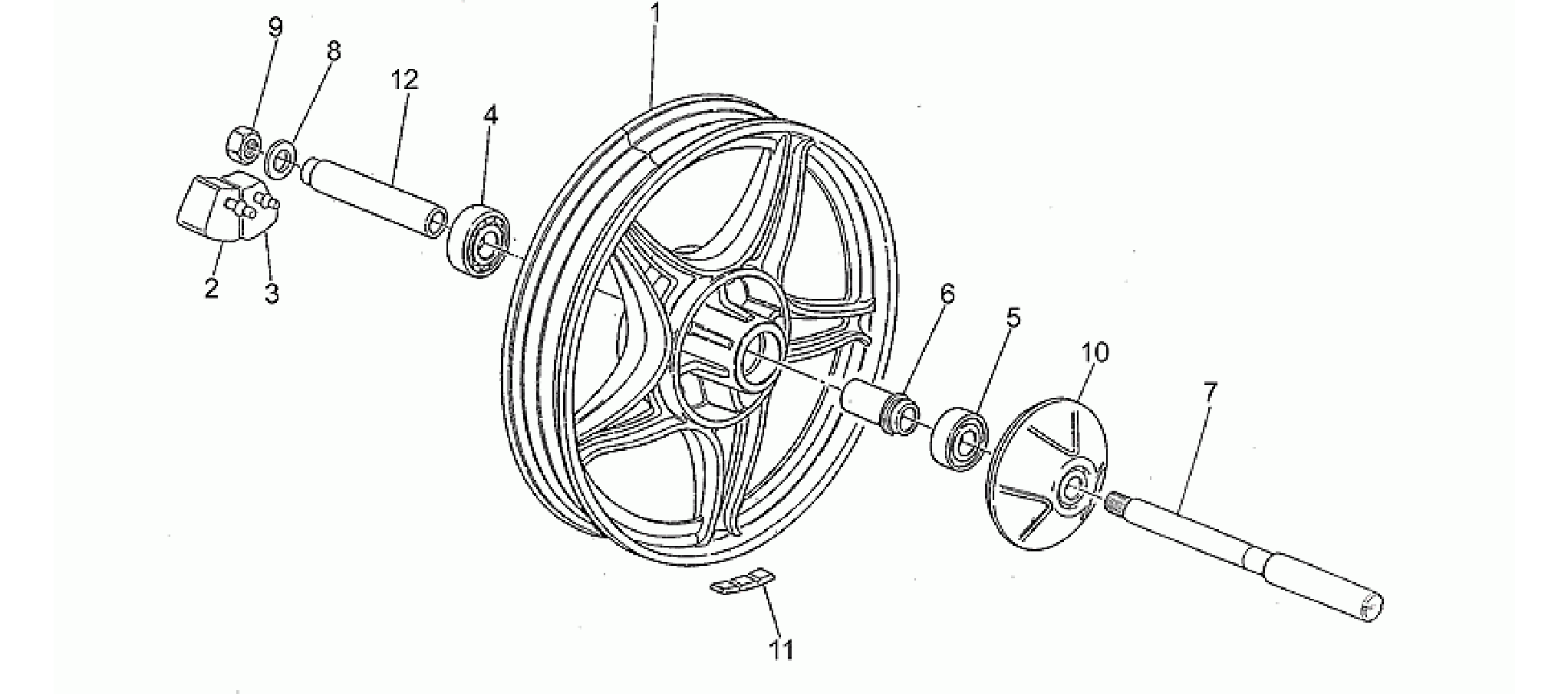 Rear wheel