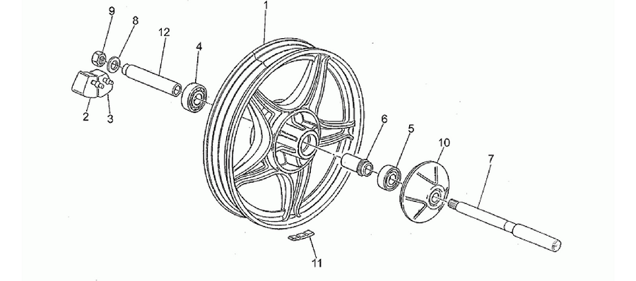 Rear wheel