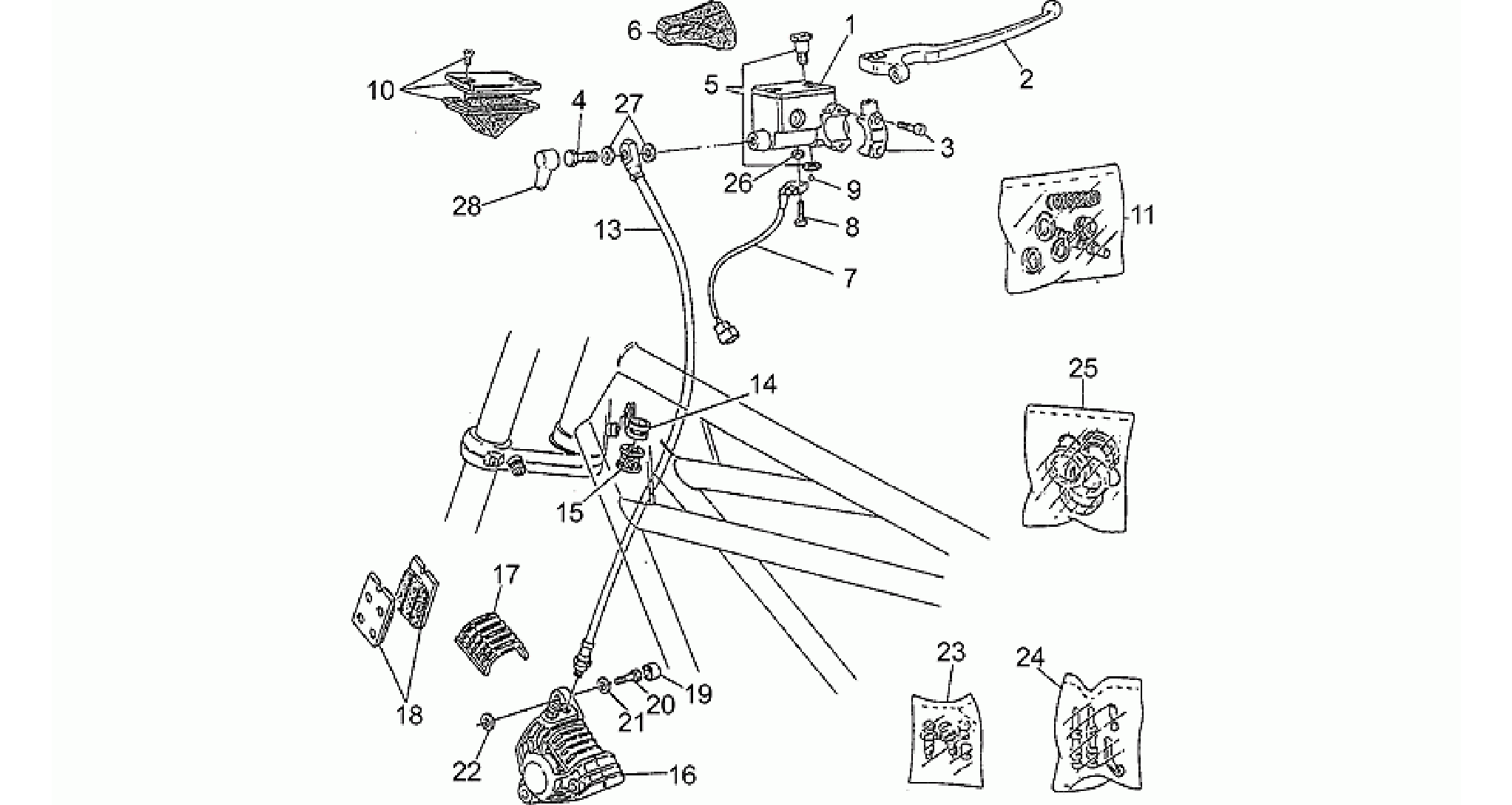 Brake m.cyl. 1988
