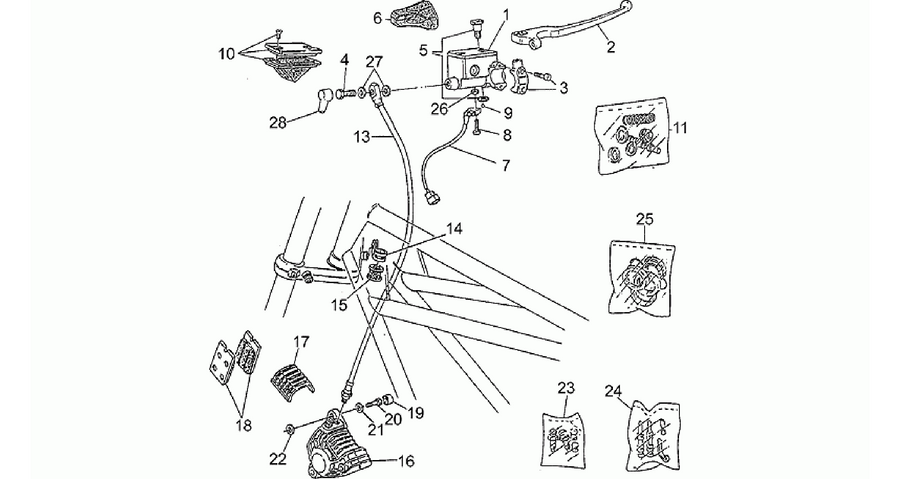 Brake m.cyl. 1988