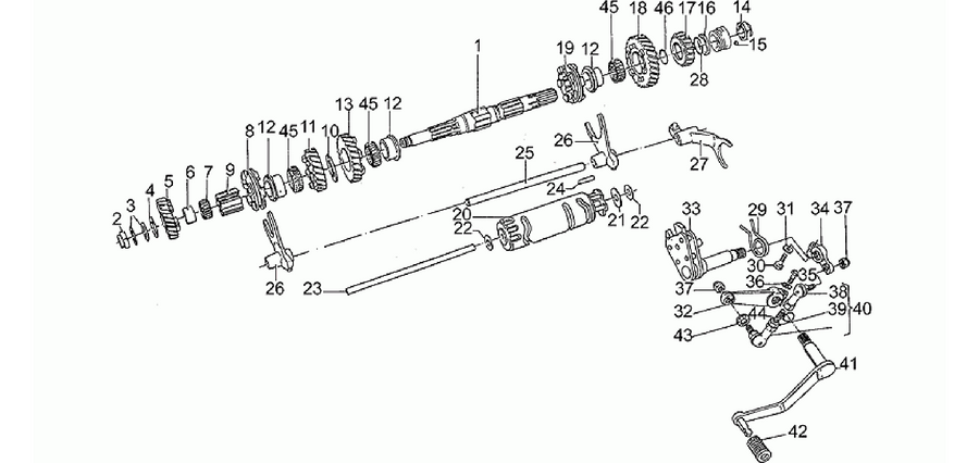 Driven shaft