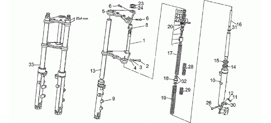 Front fork 1988