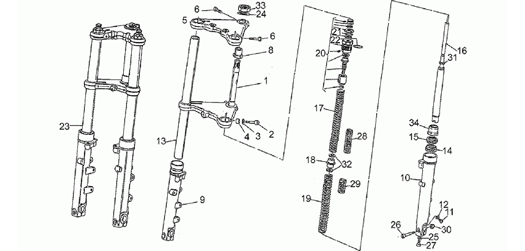 Front fork 1990