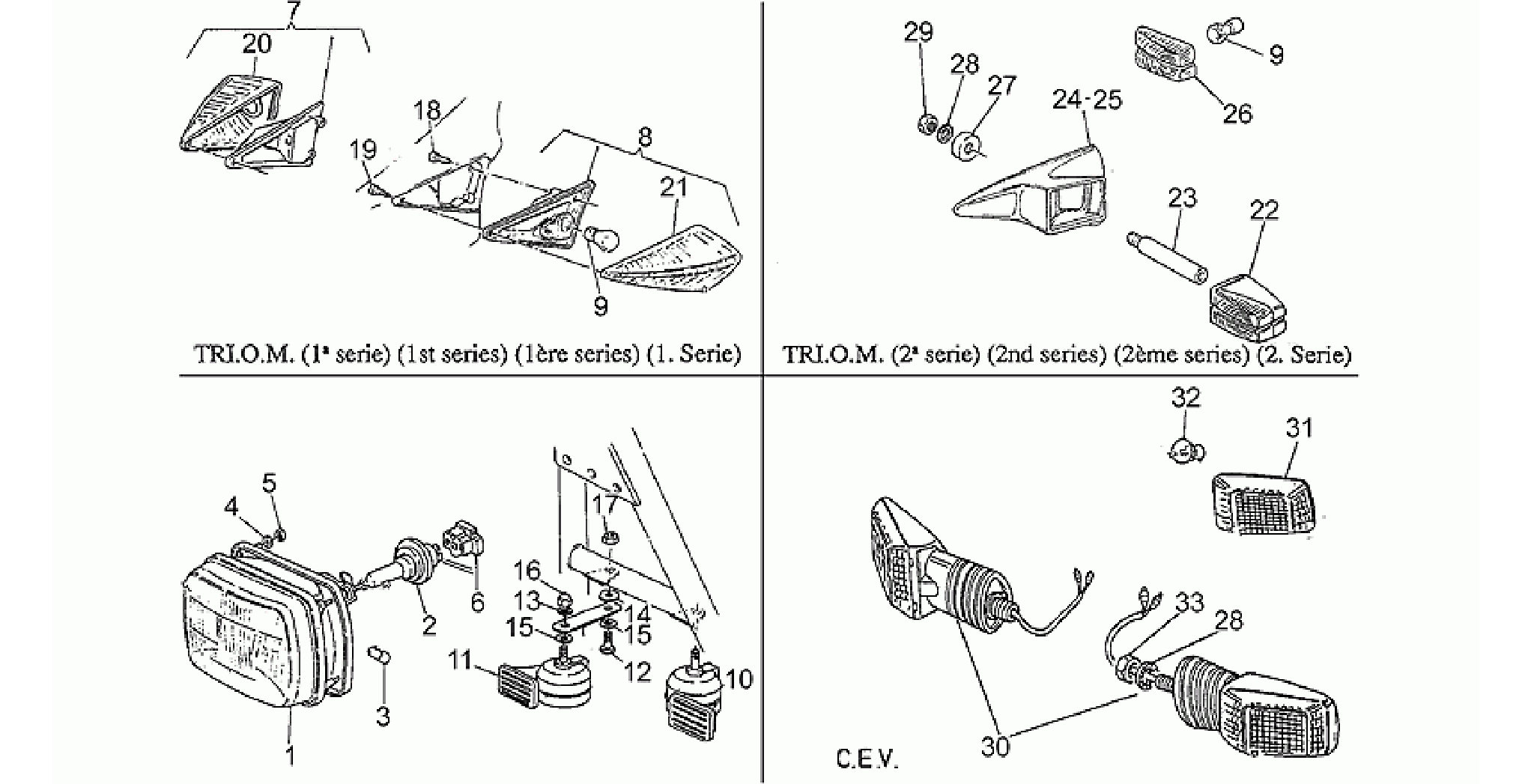 Headlight-turn signal