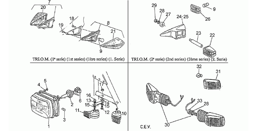 Headlight-turn signal