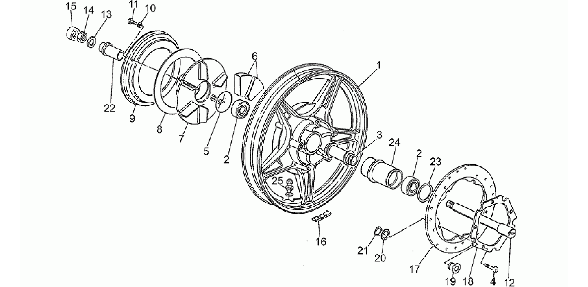 Rear wheel
