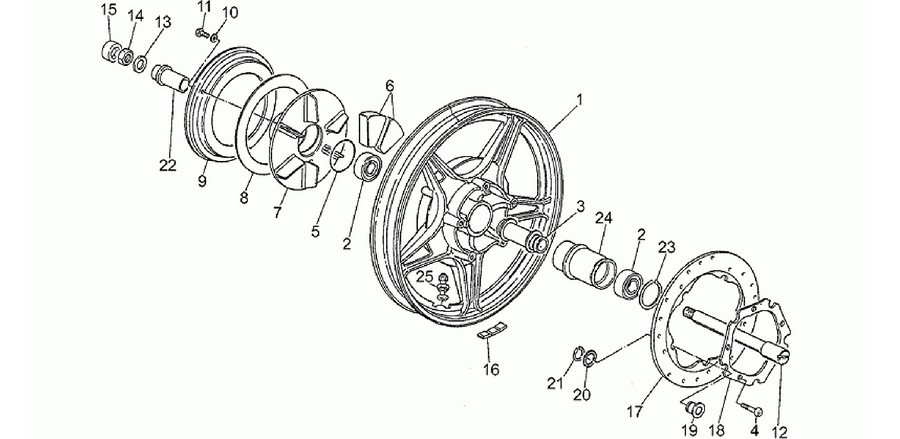 Rear wheel