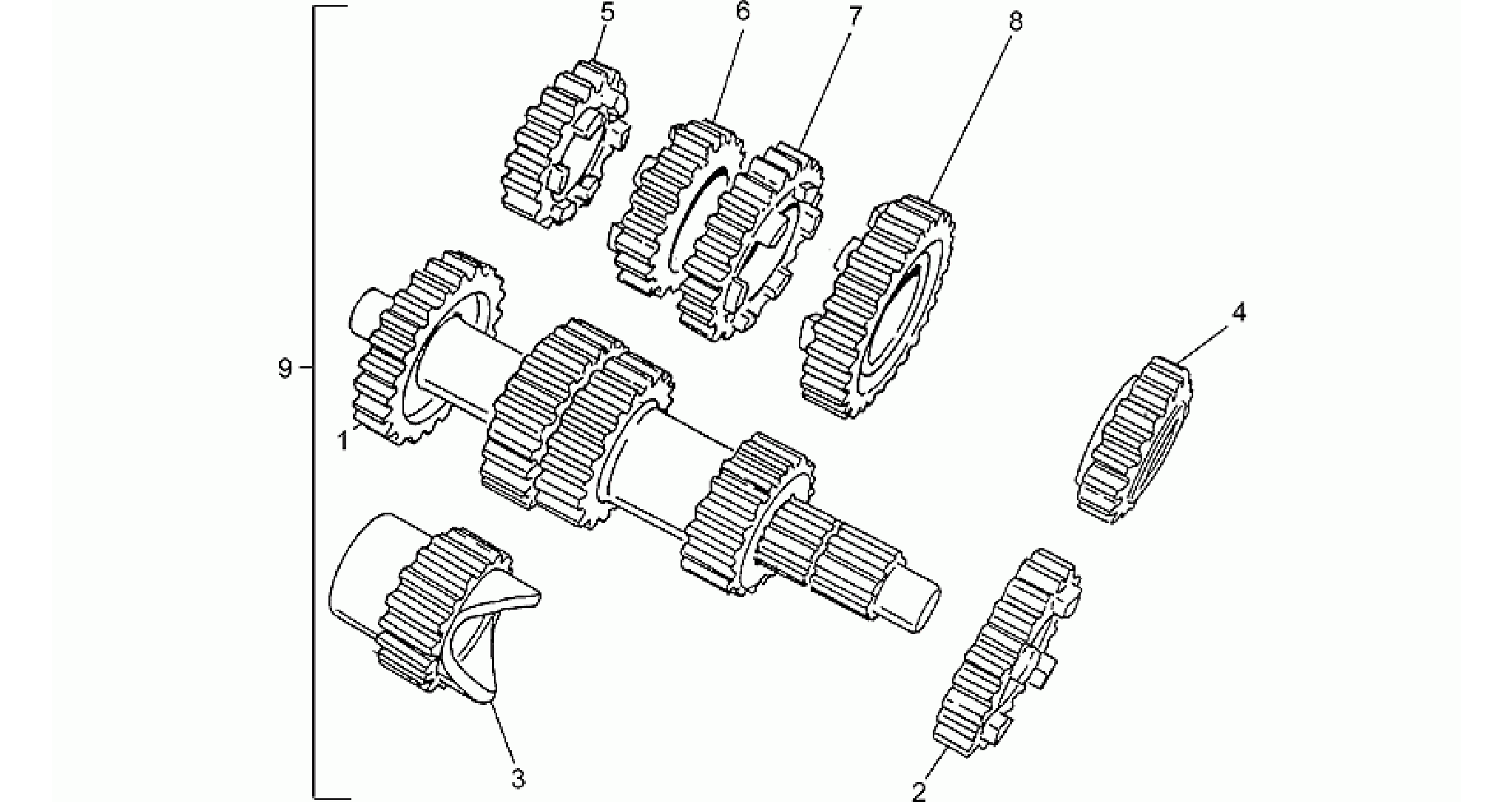 Straight tooth gear variants