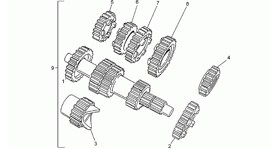Straight tooth gear variants