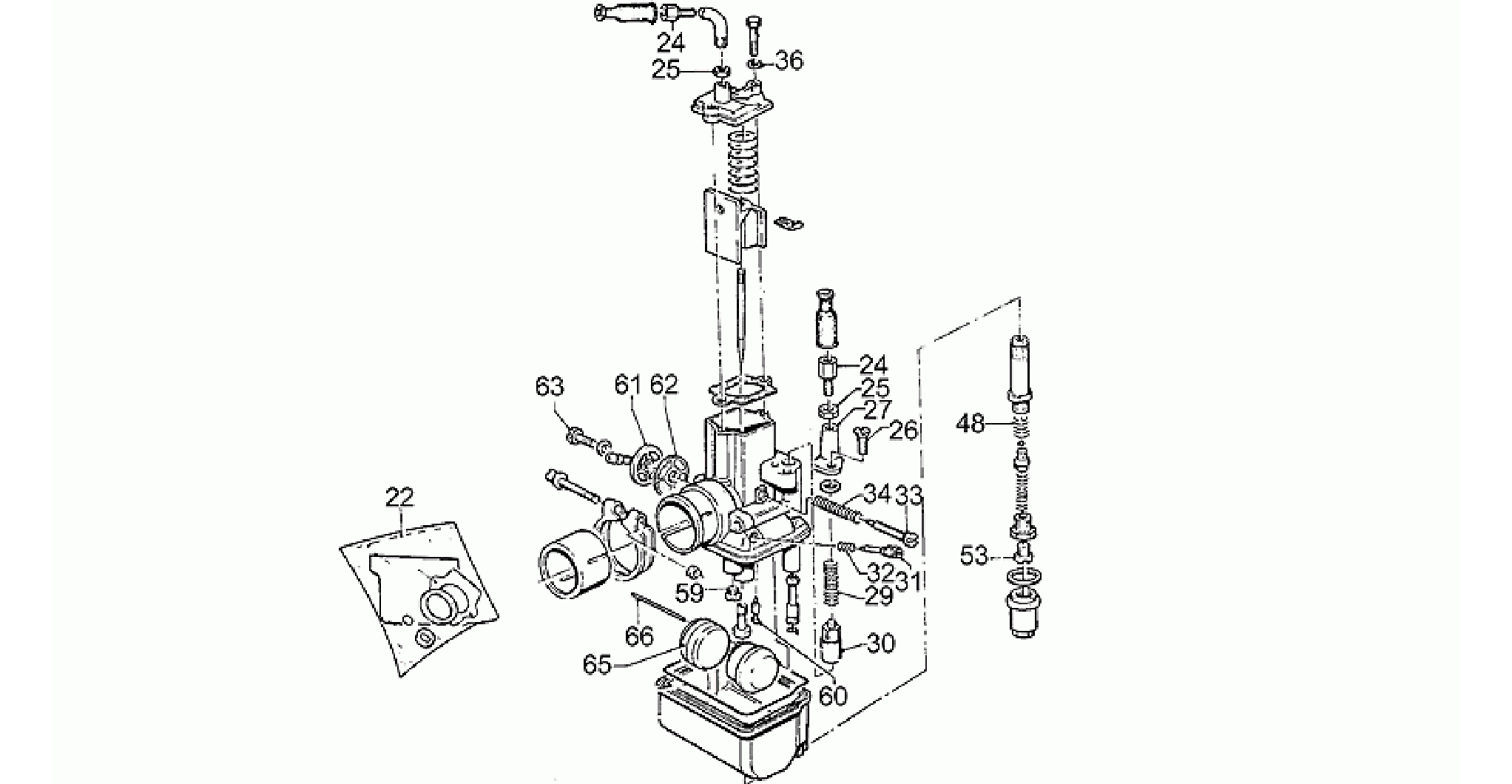 Carburettor-spare parts