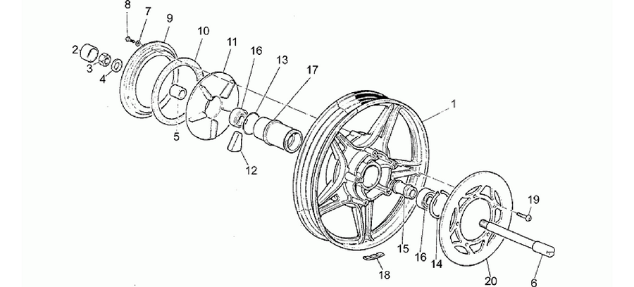 Rear wheel
