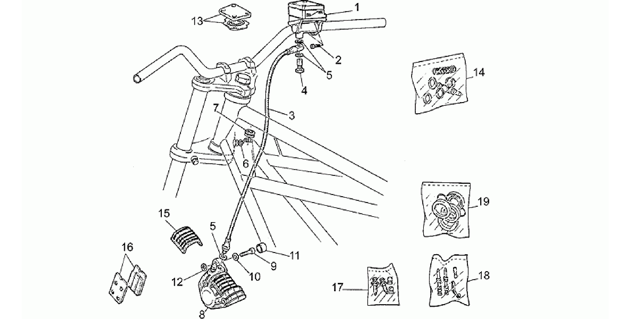 RH Front brake system