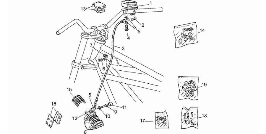 RH Front brake system