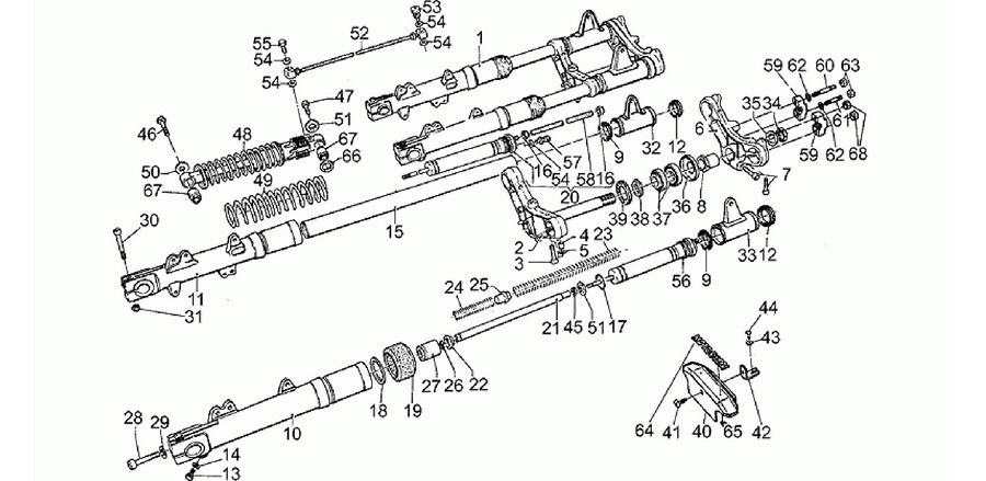 Front/rear shock absorber