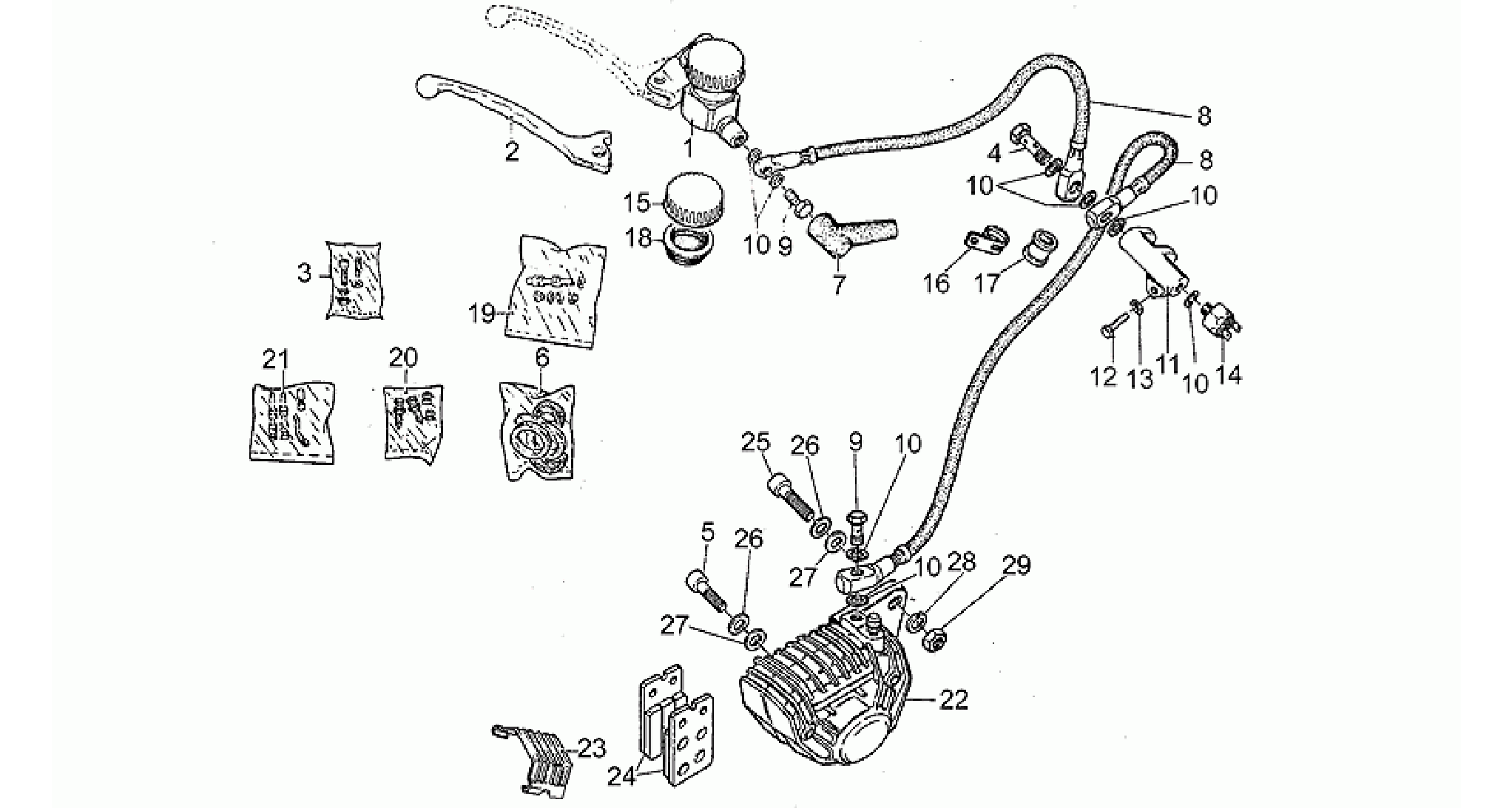 RH Front brake system