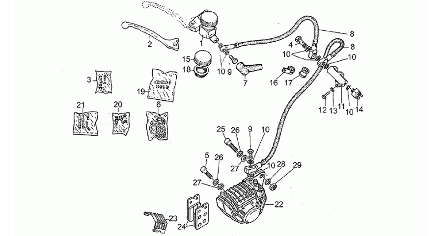 RH Front brake system