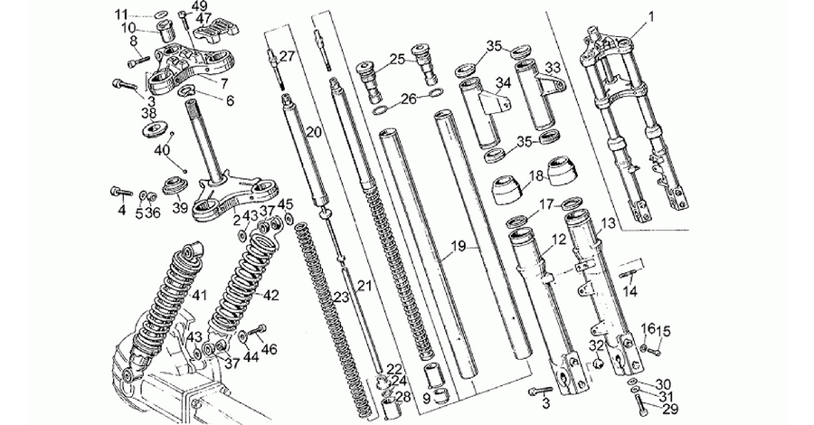 Front/rear shock absorber