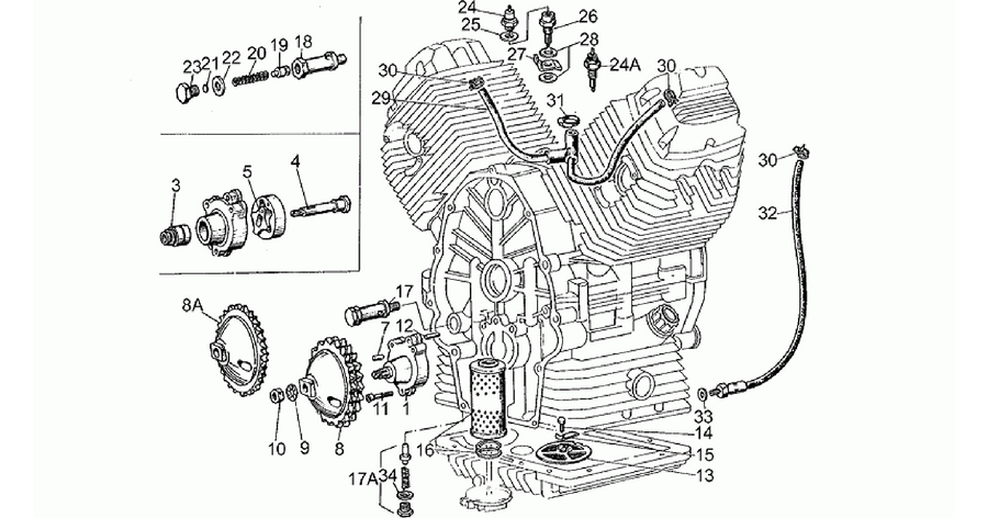 Oil pump-filter