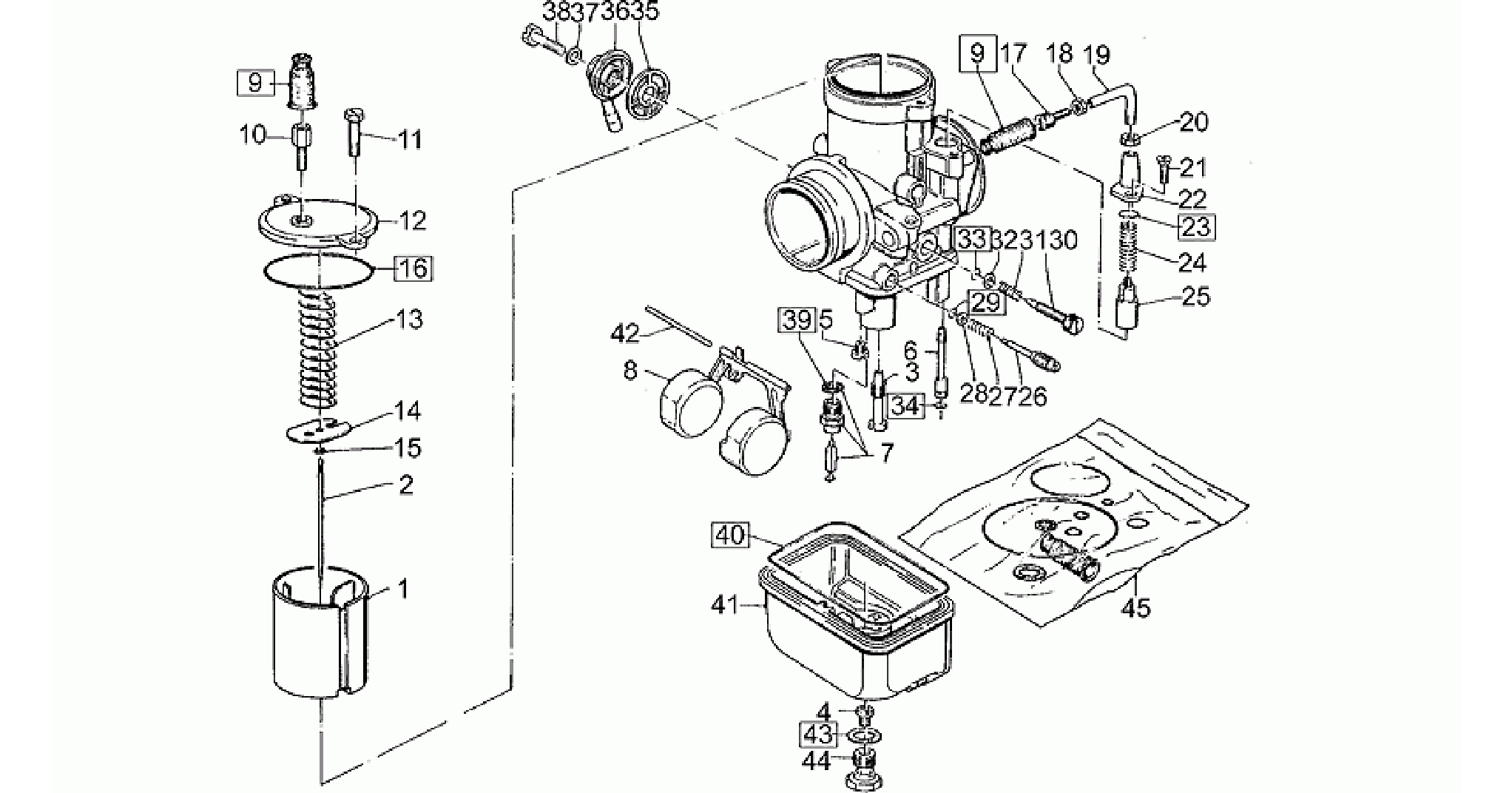 Carburettors V50C