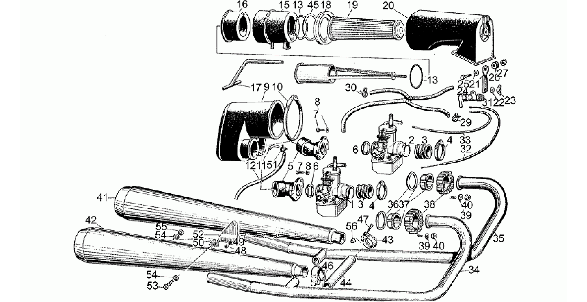 Exhaust-intake unit