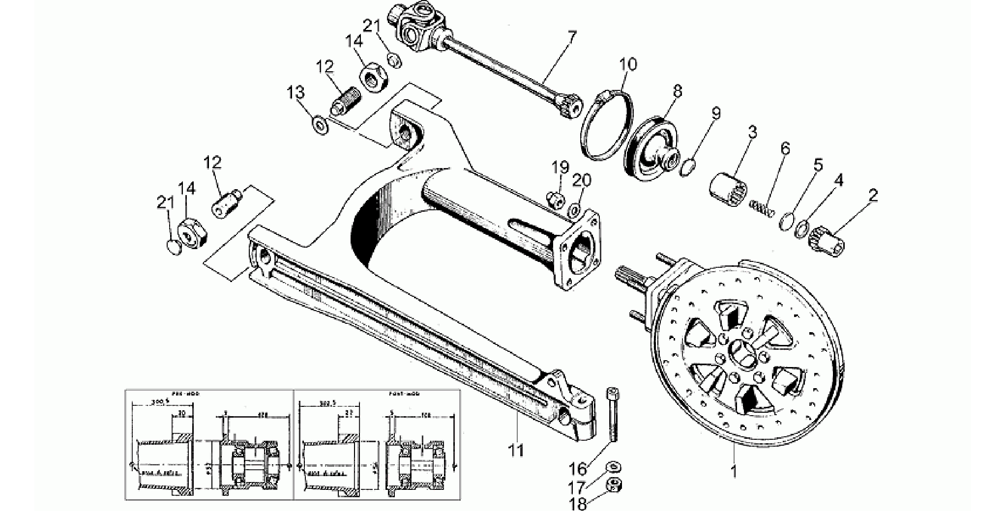 Swing arm