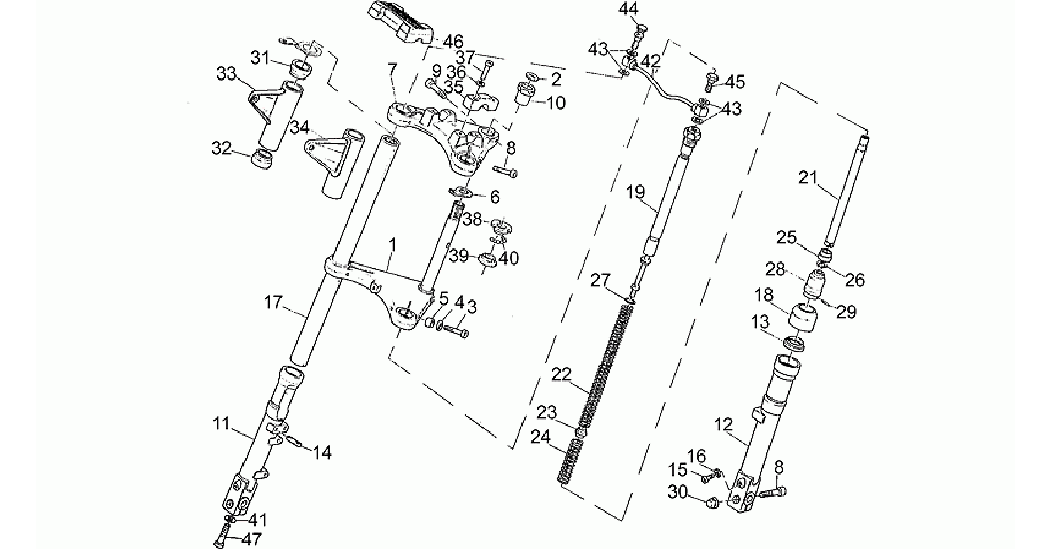 Front shock absorber