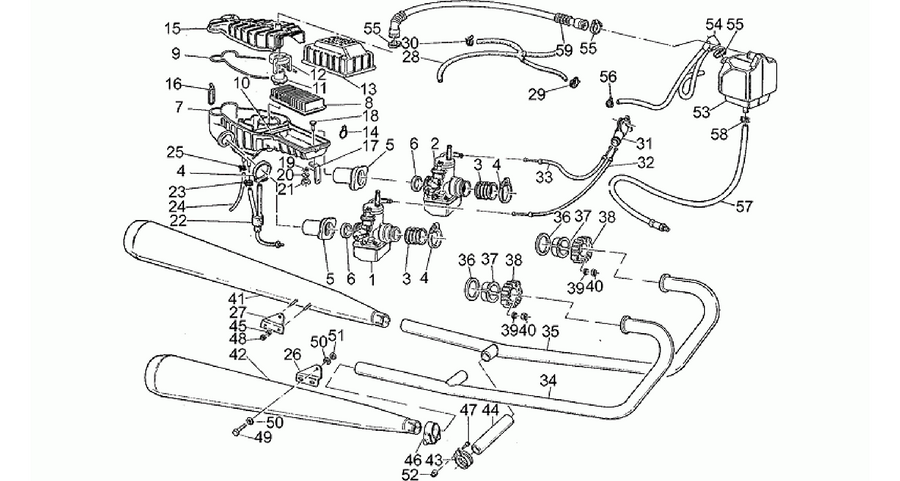 Fuel supply-exhaust