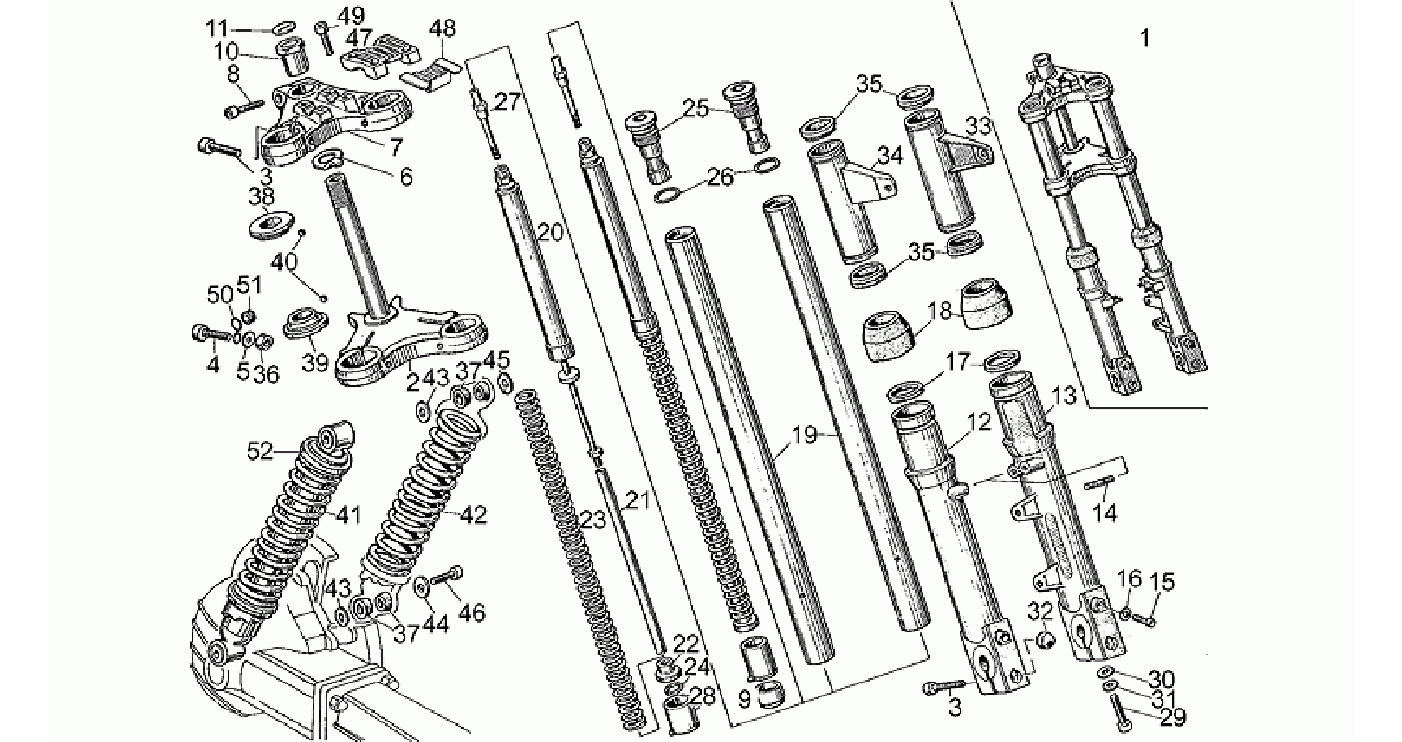 Front/rear shock absorber