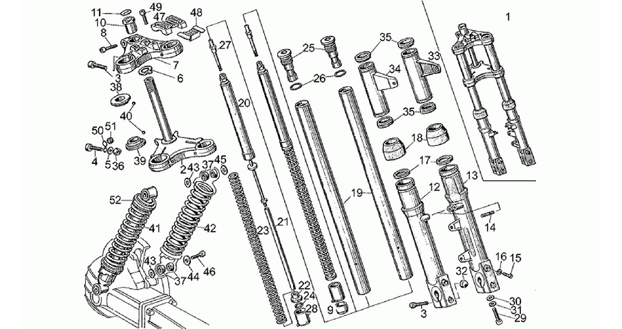 Front/rear shock absorber