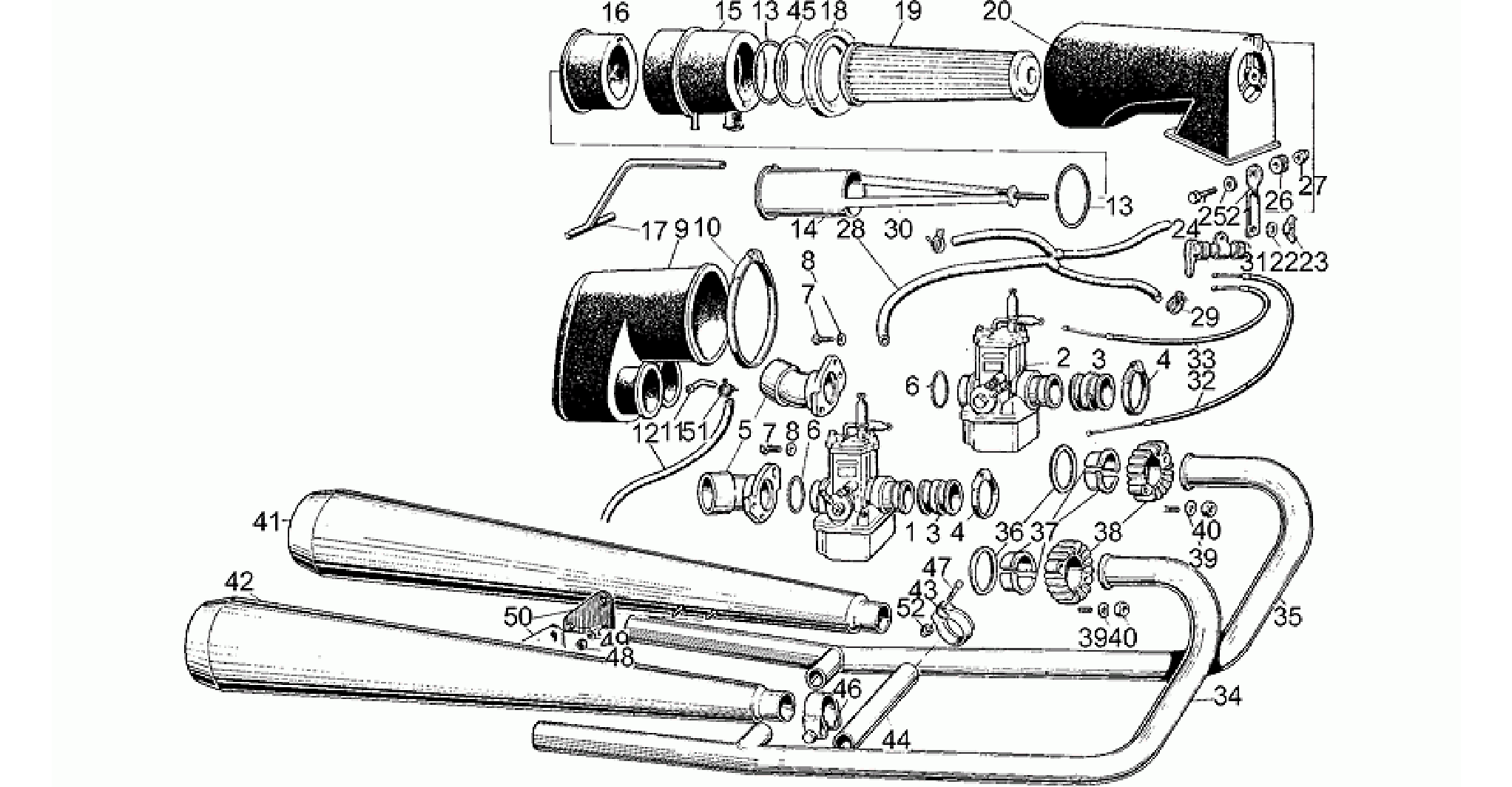 Fuel supply-exhaust