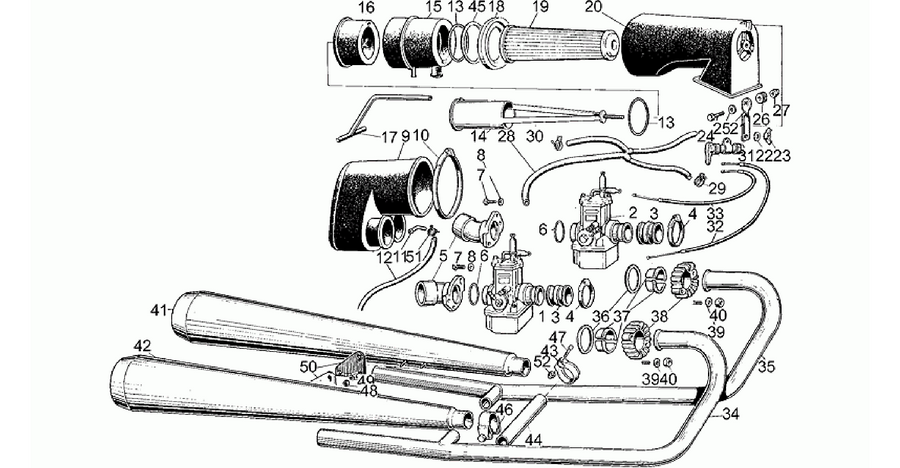 Fuel supply-exhaust