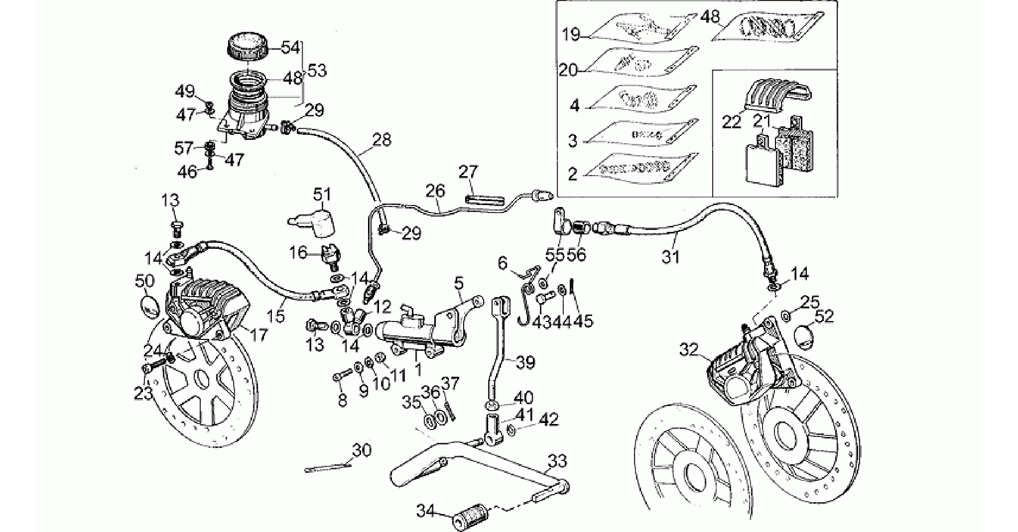Rear master cylinder