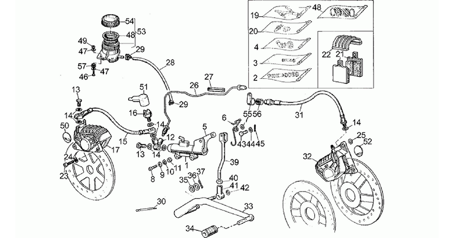 Rear master cylinder