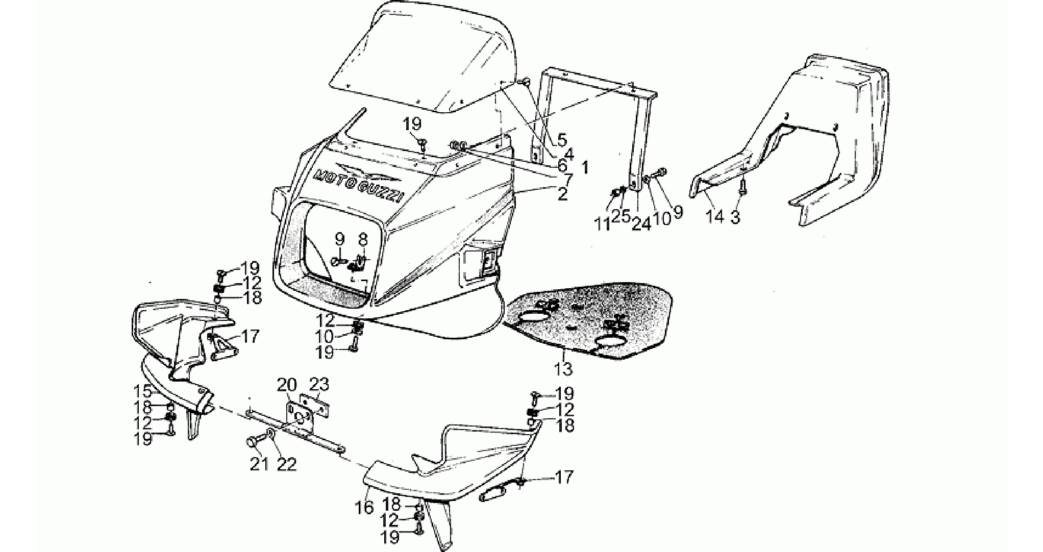 Fairing-windscreen