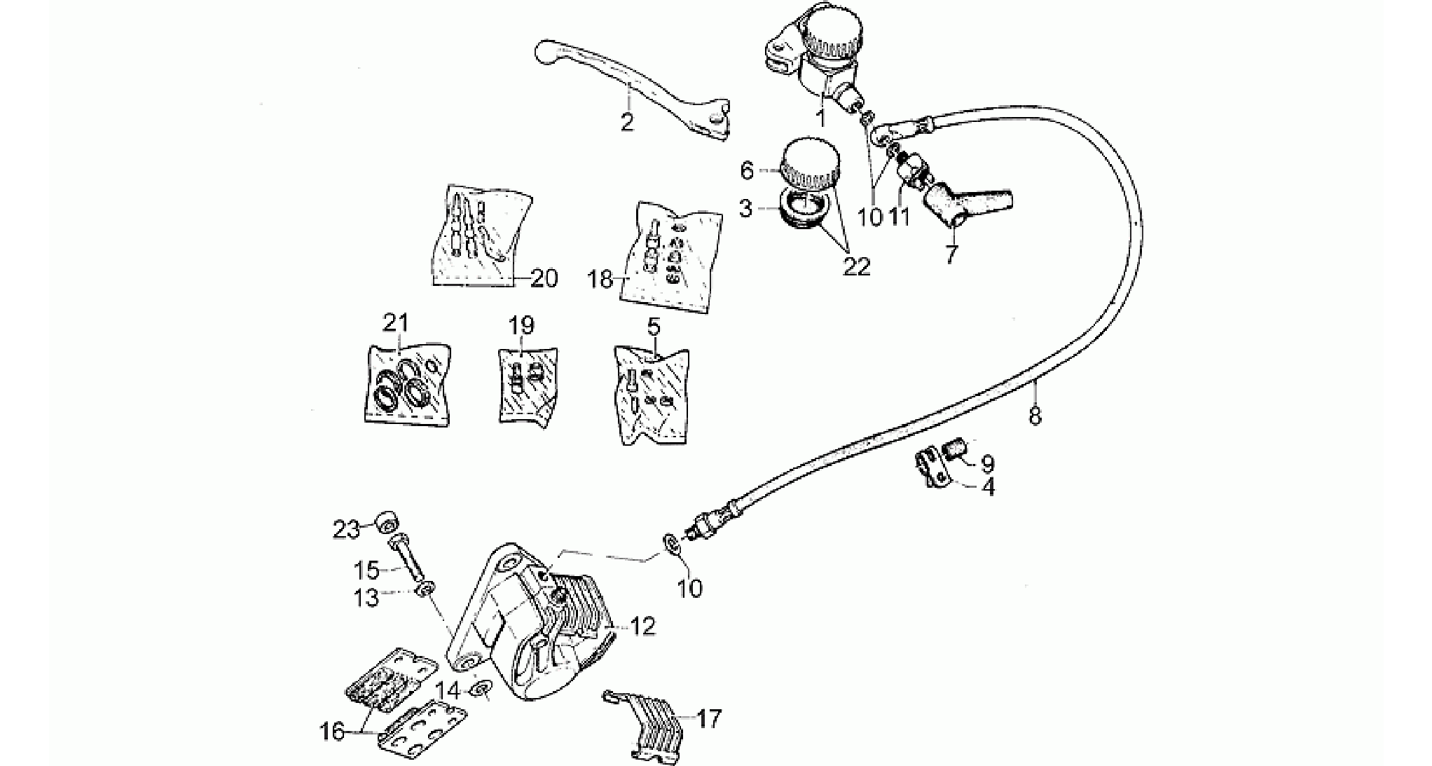 RH Front brake system