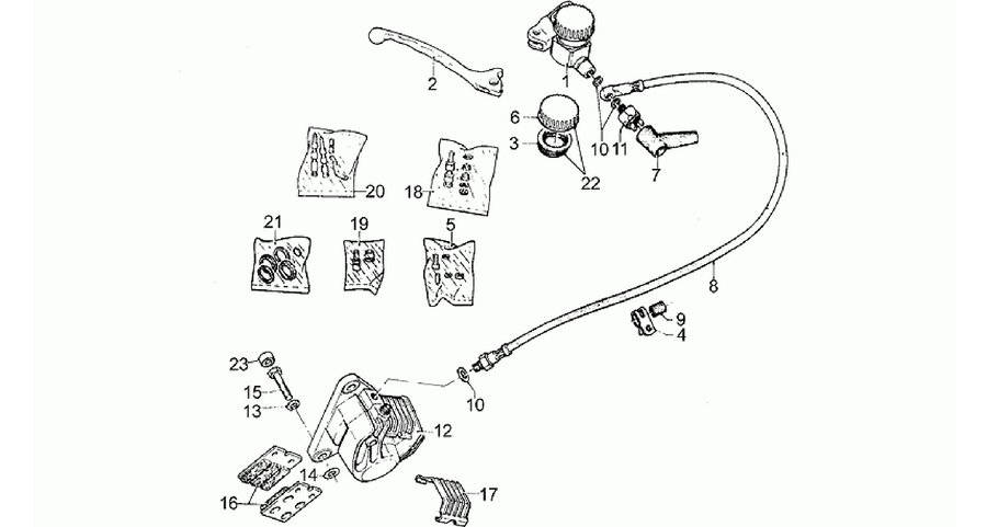 RH Front brake system