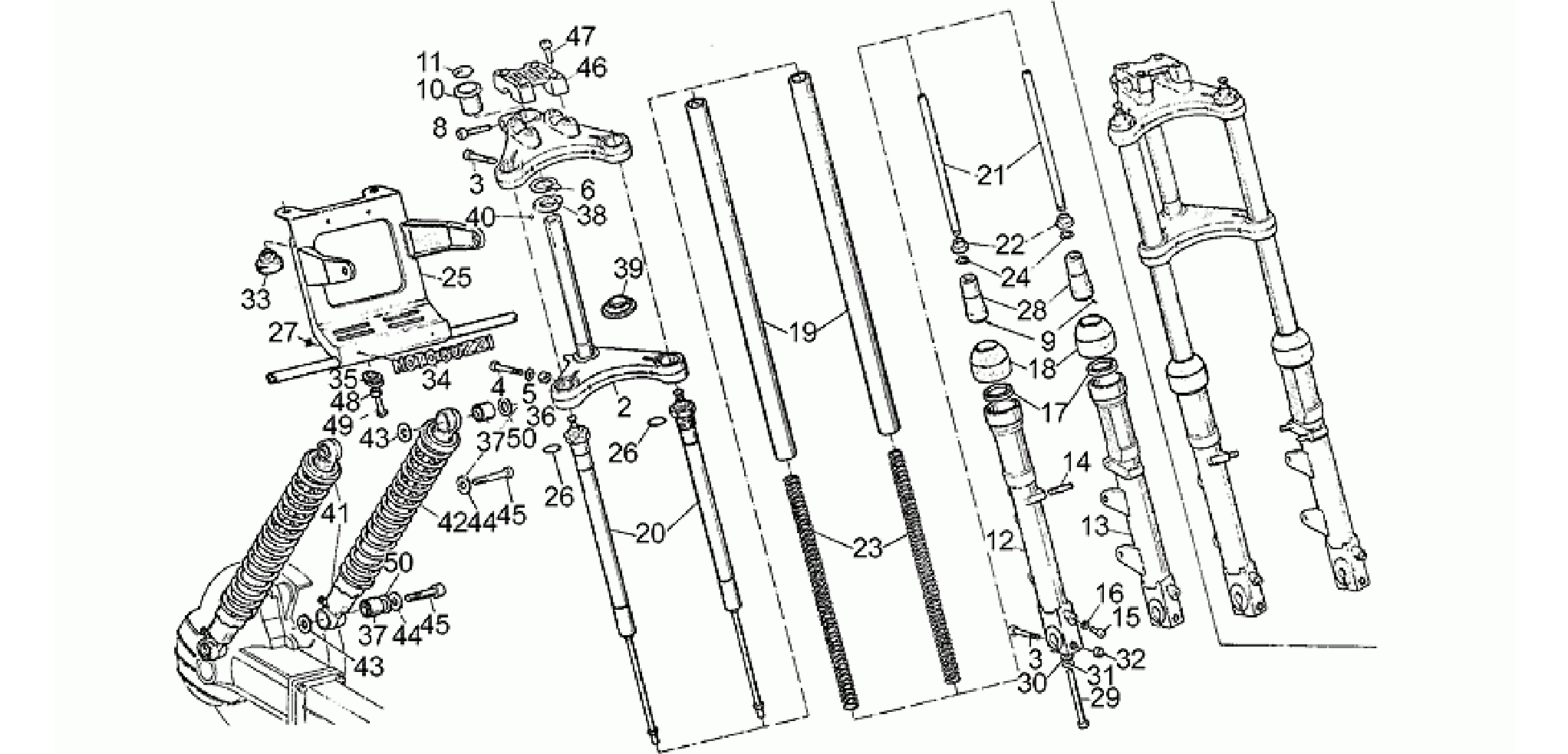 Front/rear shock absorber