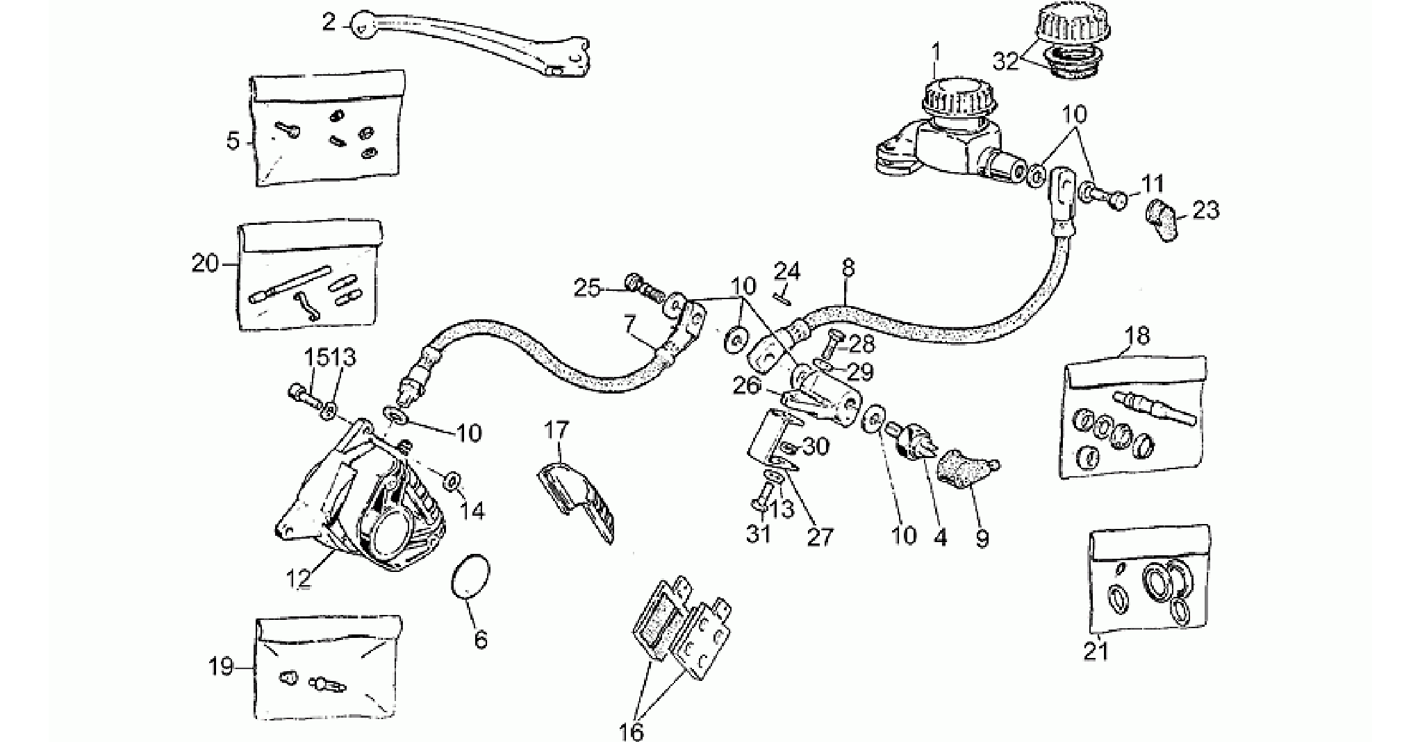 RH Front brake system