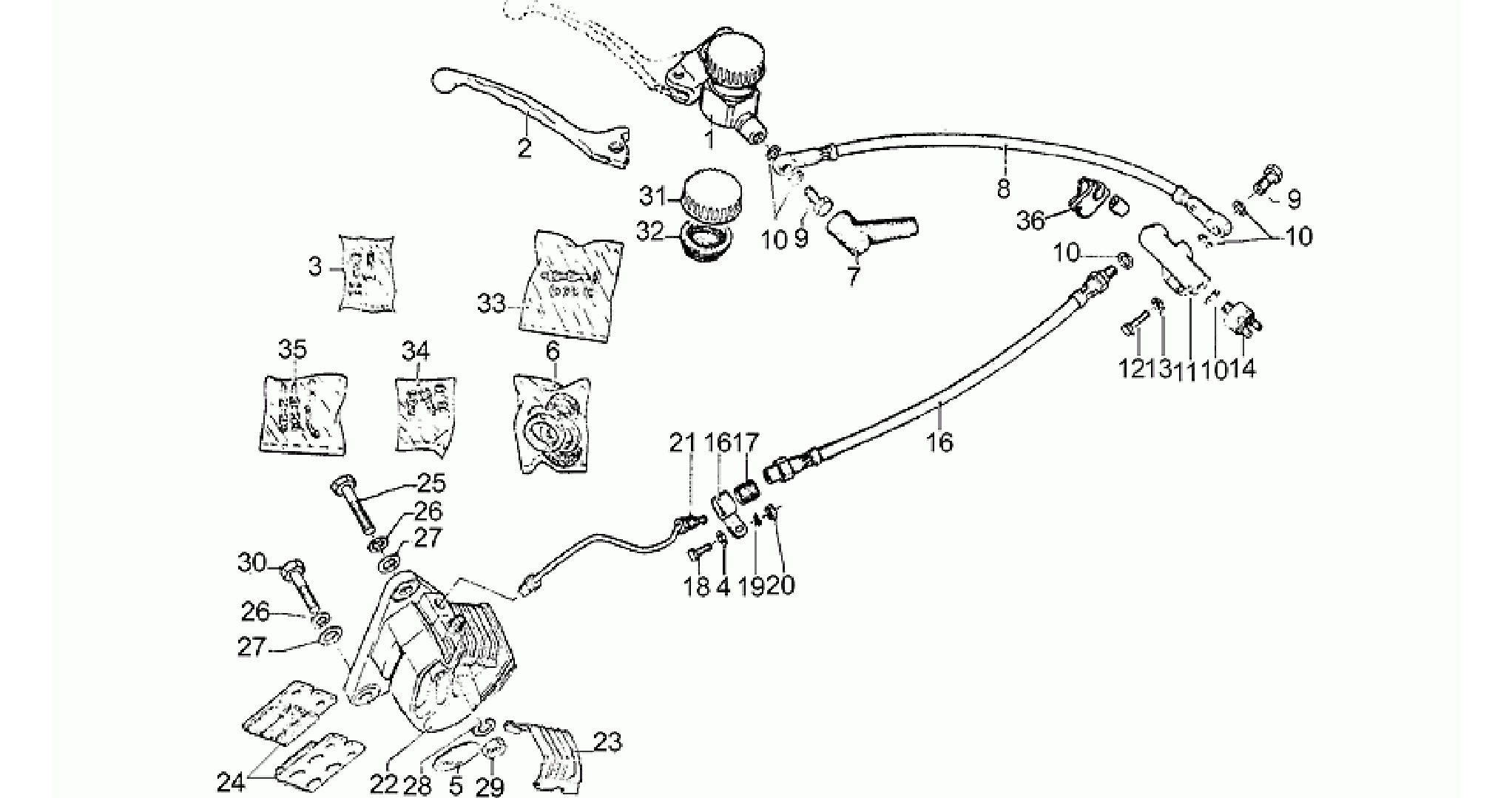 RH Front brake system