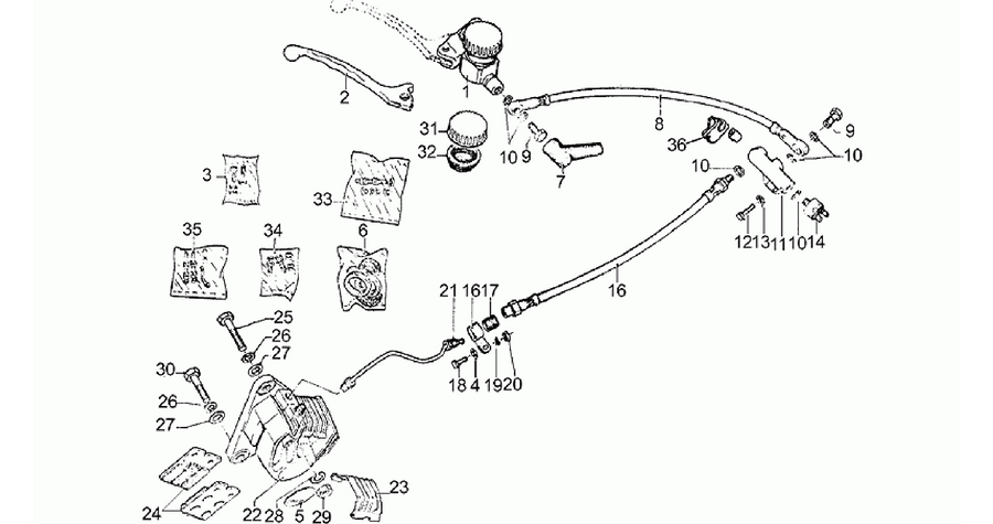 RH Front brake system